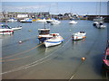 NO8785 : Banff registered trawler in Stonehaven Harbour by Stanley Howe