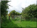 SK8918 : Gated bridge on the public bridleway by Christine Johnstone