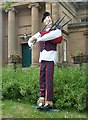 NT7146 : A Greenlaw Festival scarecrow by Walter Baxter