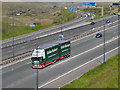 SD9814 : Eddie Stobart Truck and Trailer at Rockingstone by David Dixon