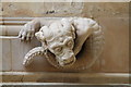 SK9771 : Newly Carved Grotesque, Lincoln Cathedral by J.Hannan-Briggs