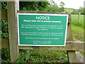 SP1250 : Permissive footpath Sign by Nigel Mykura