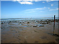 NU0939 : Looking across Fenham Flats near Low Moor Point by Graham Robson