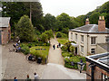 SJ8382 : The Courtyard at Quarry Bank Mill by David Dixon