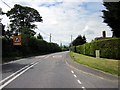 SJ4654 : The A534 (Broxton Road) at Clutton by Jeff Buck