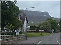 NG4867 : Staffin scene by the Stenscholl River bridge by Andrew Hill