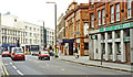 TQ2577 : Fulham Broadway station, exterior, 1991 by Ben Brooksbank