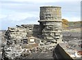 NS2516 : The old harbour lighthouse, Dunure by Ann Cook