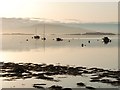 NR7894 : Yacht moorings at Crinan Harbour by Patrick Mackie