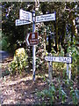 TM3186 : Roadsign on Abbey Road by Geographer