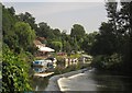 ST6470 : Boats and weir, Hanham Mills by Derek Harper