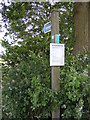 TM3284 : Footpath sign & Open Access Map by Geographer