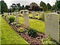 SP2665 : Warwick Cemetery, Commonwealth War Graves by David Dixon