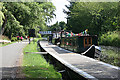 NT2371 : Moorings on the Union Canal by Anne Burgess