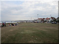 NZ4061 : Grass area at Pebble Beach, Whitburn by Graham Robson