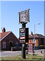 TM3390 : The Duke of York Public House sign by Geographer