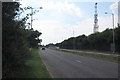  : Communications mast by the Goldington Road by Philip Jeffrey