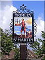 TM2737 : Trimley St.Martin Village Sign by Geographer