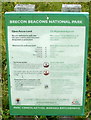 SN9722 : Brecon Beacons National Park Open Access Land notice by Jaggery