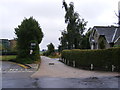 TM1540 : Footpath to the B1456 & entrance to Wherstead Hall by Geographer