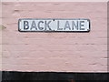 TM1142 : Back Lane sign by Geographer