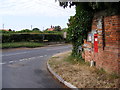 TG2705 : Kirby Road & Kirby Bedon Victorian Postbox by Geographer