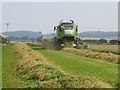 NU0040 : Combine Harvester at work by Graham Robson