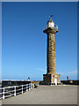 NZ8911 : Disused West Pier lighthouse by Pauline E