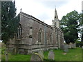 TL1381 : In the graveyard of St Andrew's church, Steeple Gidding by Richard Humphrey