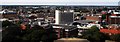 TL1998 : Peterborough roofscape NW by Tiger