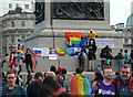 TQ3080 : Trafalgar Square - gay rights protest by Chris Allen