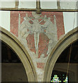 TM2863 : 14th century wall painting by Richard Croft