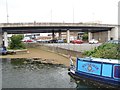 SK9671 : Slipway under Brayford Way, Fossdyke south bank by Christine Johnstone