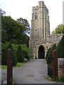 TL8741 : Entrance to St.Gregory's Church by Geographer