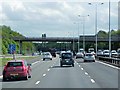 TQ0267 : Anti-clockwise M25 near Thorpe by David Dixon