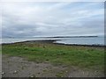 SH4561 : Small shingle spit at the mouth of the Foryd by Christine Johnstone