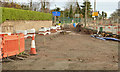 J3684 : Road construction, Jordanstown (7) by Albert Bridge