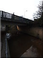 TM3877 : Town River & the A144 Saxons Way Bridge by Geographer