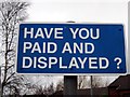 SJ4067 : Have You Paid and Displayed? by Jeff Buck