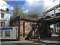 SP3265 : L&NWR bridge abutment, High Street, Leamington by Robin Stott