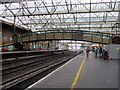 NY4055 : Footbridge over the tracks, Carlisle Citadel Station by Graham Robson