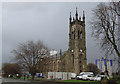 SJ9398 : St Peter's Church, Ashton - the view from the north-west by Alan Murray-Rust