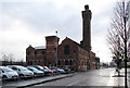 SJ9398 : Old swimming baths, Ashton-under-Lyne by Alan Murray-Rust