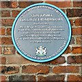 SJ8989 : Stockport Volunteer Armoury: Blue Plaque by Gerald England