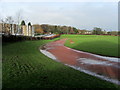 SE2339 : Athletics Track at Leeds Trinity University by Chris Heaton