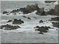 SX3553 : Rocks at Britain Point by Rob Farrow