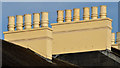 J3372 : Chimneys and chimney pots, Belfast - February 2014 (1) by Albert Bridge