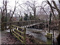 SO0003 : Afon Cynon footbridge, Robertstown, Aberdare by Jaggery