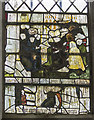 TQ6852 : Stained glass window, St Mary's, Nettlestead by J.Hannan-Briggs