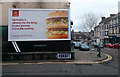 J5081 : Advertising hoarding, Bangor by Rossographer